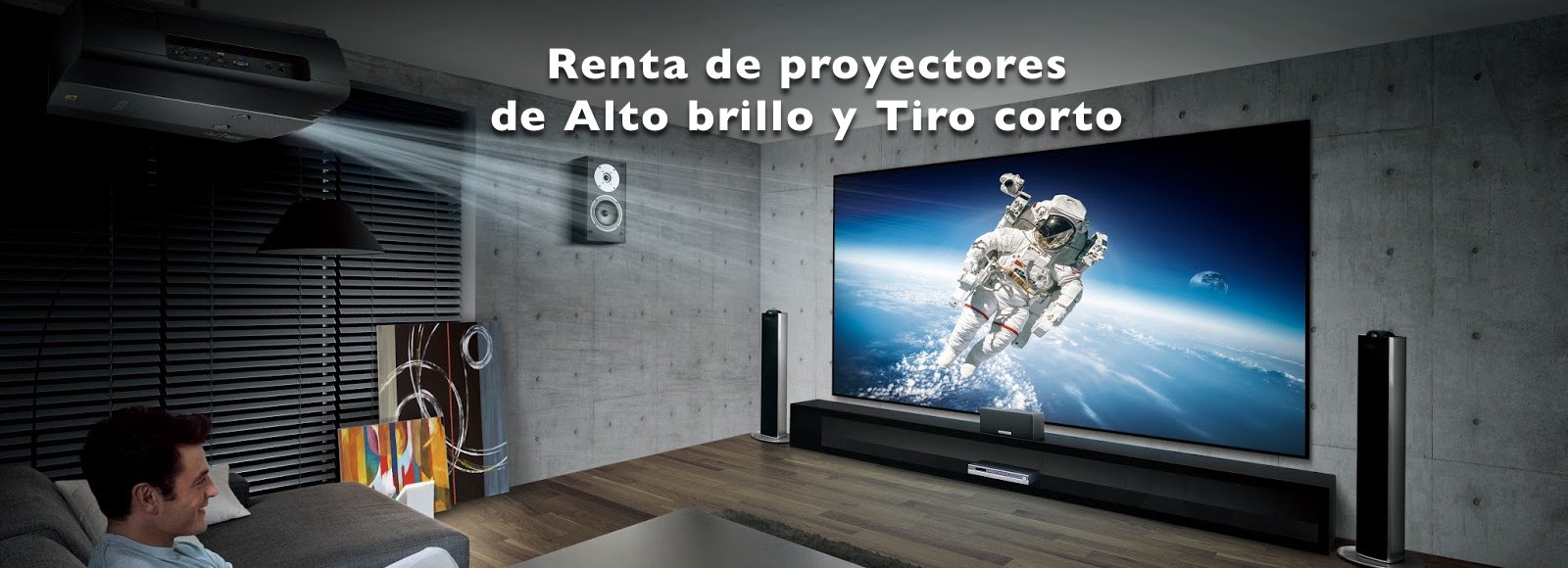 Renta de Proyectores de Brillo y Tiro Corto